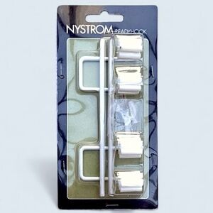✨Free Add On✨NWT Nystrom Broom & Mop Clip Holder White